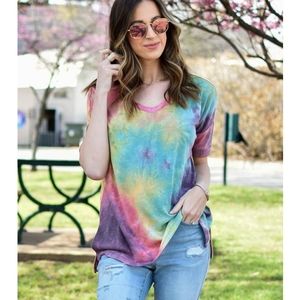 Grace & Lace Tie-Dye Top